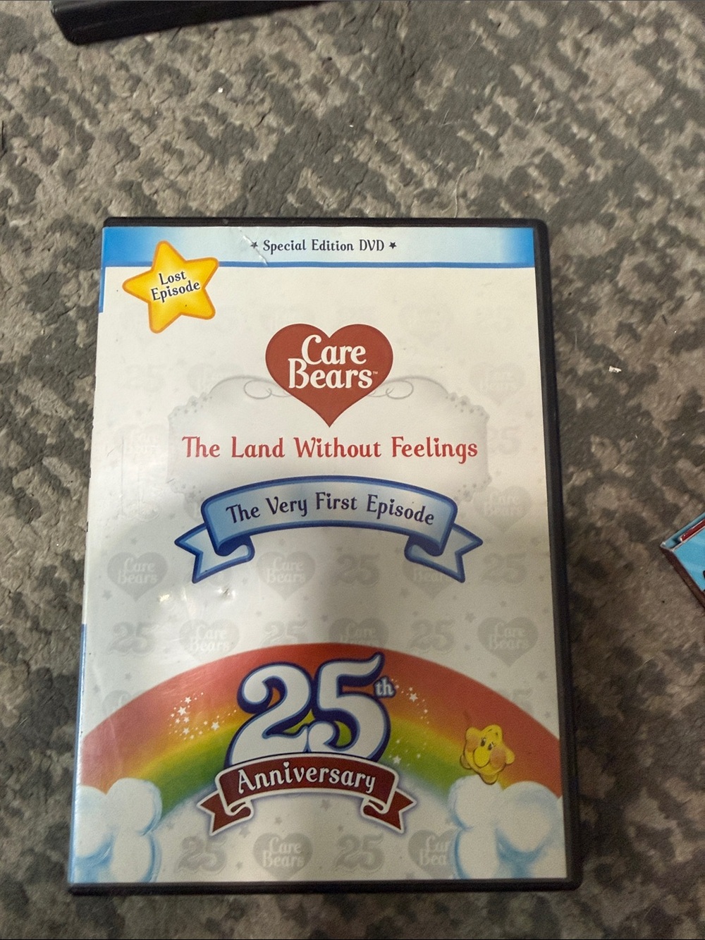 Care Bears DVD  - White with Rainbow and Blue Accents